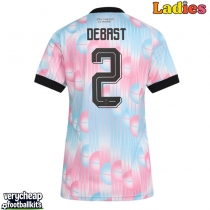 Belgium Zeno Debast #2 Replica Away Shirt Ladies World Cup 2026 Short Sleeve
